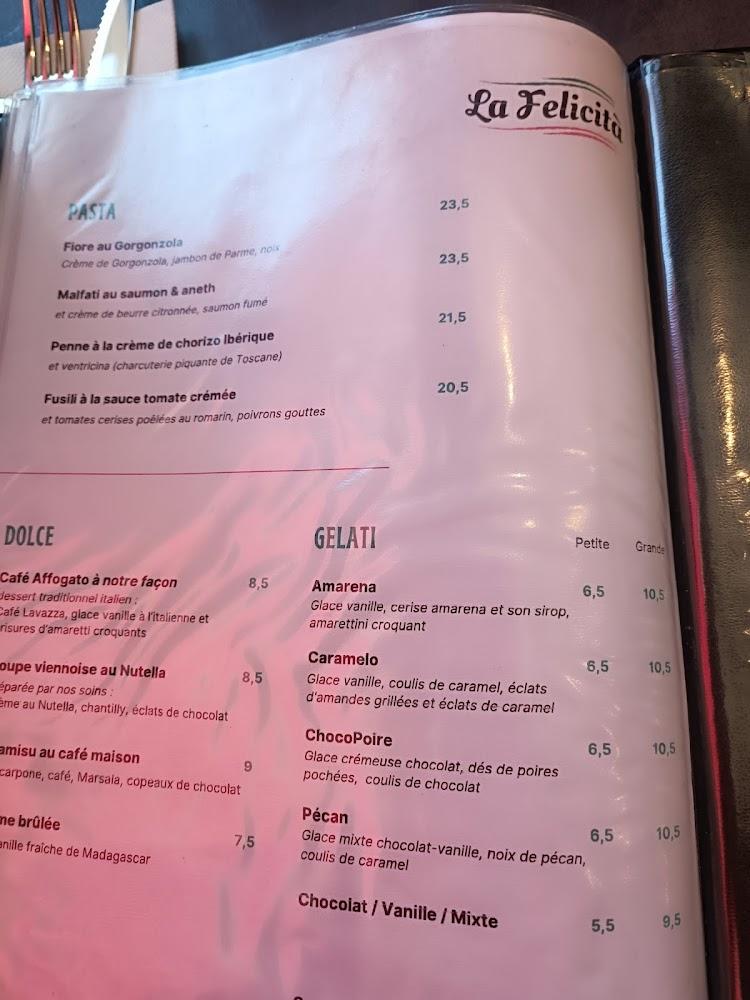 La Felicità - Menu Image 3